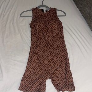 Fendi skims jumpsuit - light brown NEW